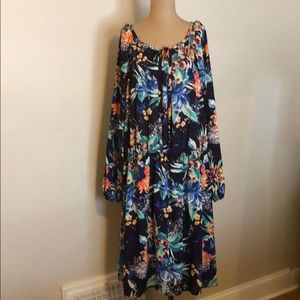 Long Sleeve Floral Dress